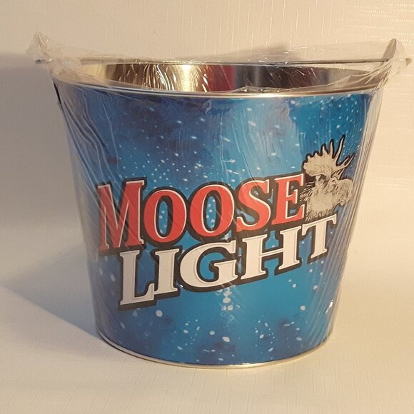 Moosehead Lager Ice Bucket Moosehead Light Bar NIP - Picture 3 of 6